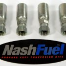 PROPANE WEATHERHEAD HOSE COUPLING PART NO.  06U-406 CRIMP PROPANE 4 PACK LPG