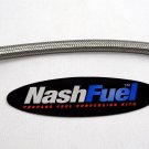 24"  BRAIDED STAINLESS STEEL PROPANE HOSE 1-5/16" ACME QCC 1/4" NPT PIPE THREAD