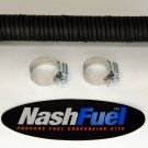 2FT LOW PRESSURE 5/8" INCH HOSE NATURAL GAS PROPANE SUPPLY LINE HEAVY DUTY SKUNK