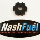 HAND TIGHTEN PLASTIC HAND WHEEL FOR PROPANE CGA-510 POL FITTING 7/8" HEX