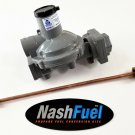 988TW-15 TWIN STAGE PROPANE REGULATOR WITH PIGTAIL POL TANK CONNECTION 750K BTU