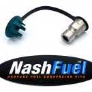 WEH 3600 PSI CNG QUICK CONNECT FUEL FAST FILL NOZZLE NGV1 STAINLESS LB36 STYLE