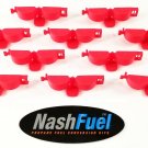 10 PACK PLASTIC TEAR AWAY CAP PROPANE TANK DUST COVER VAPOR TANK BBQ 20LB ACME