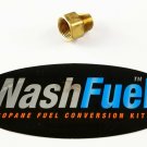 MALE 3/8" NPT - FEMALE 1/2" INVERTED FLARE PROPANE NATURAL GAS FITTING LPG PIPE