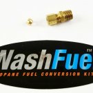 MALE 1/4" NPT - 1/4" OD TUBE COMPRESSION  AIR PROPANE NATURAL GAS FITTING PIPE
