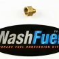 MALE 1/8" NPT - FEMALE 3/8" INVERTED FLARE PROPANE NATURAL GAS FITTING LPG PIPE