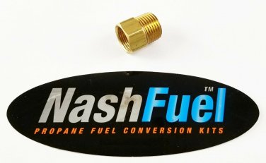MALE 1/2" NPT - FEMALE 1/2" INVERTED FLARE PROPANE NATURAL GAS FITTING LPG PIPE