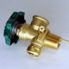 60LB PROPANE VAPOR TANK CYLINDER SERVICE VALVE POL GRILL LPG 7.6" DIP TUBE DT