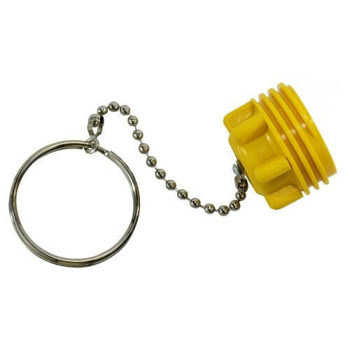 13/4" Male Acme Dust Cap Plug ME1791 Chain Tether Propane Tank