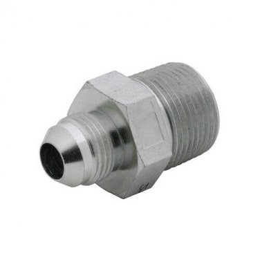 3/4" NPT 1/2" JIC Flare Pipe Thread Propane Natural Gas Fitting Straight Adapter