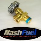ME9101C5 2.6GPM PROPANE TANK SERVICE VALVE COUPLER POL MARSHALL 2.6 GPM