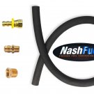 3/8" 45° SAE Flare Propane Hose Vapor Air Natural Gas Lpg 1/4" 3/8" NPT Low PSI