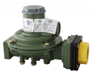 MEGR-1222D-BAF Propane Regulator Dielectric Compact Second Stage 1/2 FPT NPT