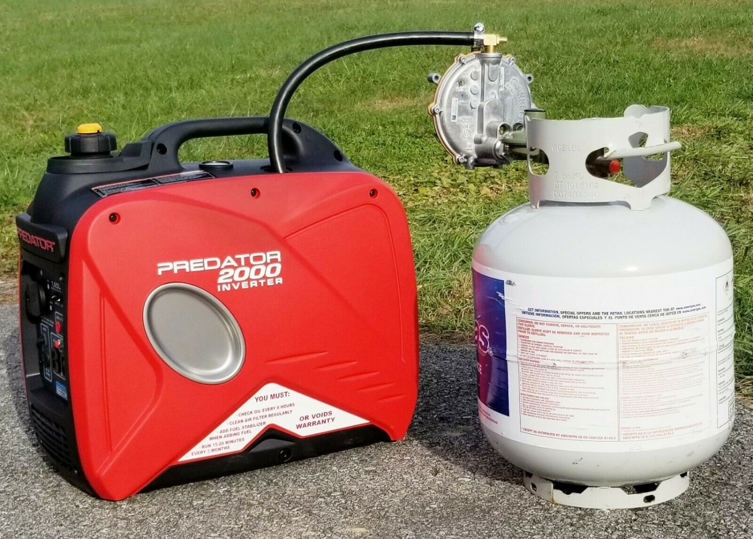 Trifuel Propane Natural Gas Generator Conversion Predator 2000