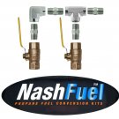 1/4" Pipe Pressure Propane Natural Gas Manifold Npt Thread Lpg Ball Valve 250psi