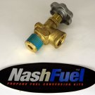 PROPANE TANK SERVICE VALVE ME9101C1 COUPLER TANK 500 GALLON POL