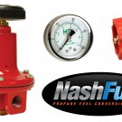 Propane Regulator Adjustable100Psi Megr-6120-100 Gauge Dial ME519 1-5/16" ACME