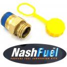 420lb Propane Tank Fill Valve 420 Lb LPG 120 Gallon 1-1/2" NPT Filler ASME 1-3/4