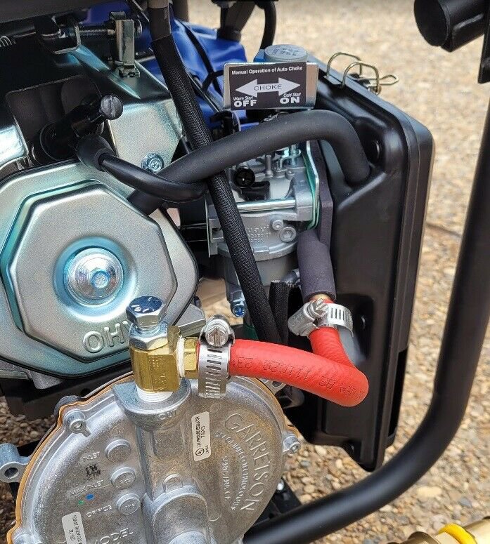 Tri-fuel Propane Natural Gas Conversion Kit Generator Pulsar G12KBN Venturi