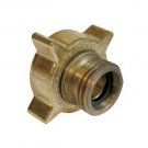 ME611 2-1/4" female acme to 1-3/4" ZCME brass propane filling fill adapter