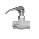 ME820-4 1/2 FPT x 1/2 FPT Iron body quick acting globe valve valve with bleeder