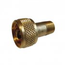 ME141 1-1/4 female acme 1/2" MPT male pipe thread brass propane vapor adapter