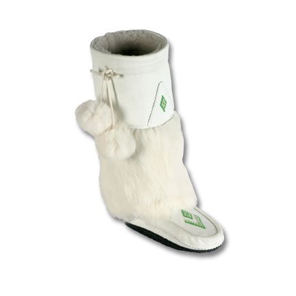 Canadian Genuine Tall Mukluk Boots White Women Size 11 US