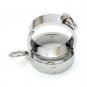 2.75" (L) Unisex Chrome-Steel Restraints Cuffs 2 pcs with Magnet Locking Pins