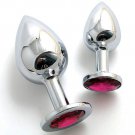 STEEL FETISH PLUG Anal Butt Jewelry SMALL Rose