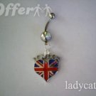 LONDON Belly Button Piercing 14G Handmade