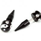 *BLING*  Yin Yang  Cheater/Fake Ear Plugs 18 G
