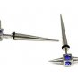 Blue Ear Nail Fake/Cheater Ear Plugs 16G