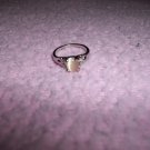 Yellow Cats Eye Ring Size 6