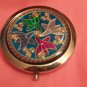 Fancy Design Silver tone Compact Mirror