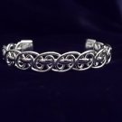 **925 Silver Intricate  Design Cuff