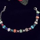 **Bright Multi Coloured Cats eye Bracelet