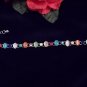 **Bright Multi Coloured Cats eye Bracelet