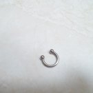 Surgical stainless steel Horseshoe Eyebrow Piercing 18G