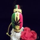 **Genuine Leather and Hemp Weed Bracelet** **Genuine Leather and Hemp Weed Bracelet**