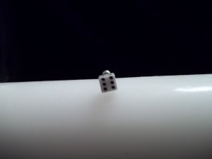 **Dice Tongue Piercing 14G