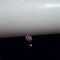**Pale Pink Leopard Print Tongue piercing 14G