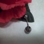 ** CHECKERED FLAG GLOW IN DARK BELLY RING**