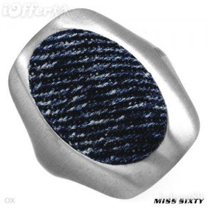 AUTHENTIC MISS SIXTY DENIM RING** Size 4.5