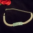 **Silver Blue Rhinestone and Crystal Bracelet** **Silver Blue Rhinestone and Crystal Bracelet**
