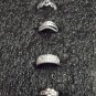 Various Design Silver Toe Rings 4 Pack