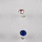 Single Crystal Nose Stud Assorted Colors 5Pack