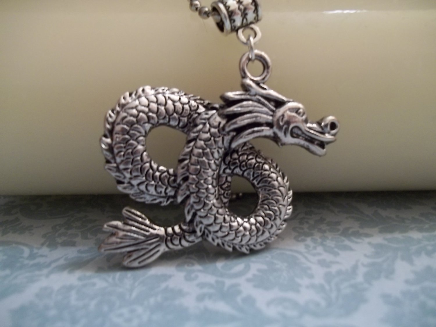 SEA DRAGON PENDANT NECKLACE