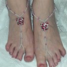 Butterfly Barefoot Sandals   Size 6-9