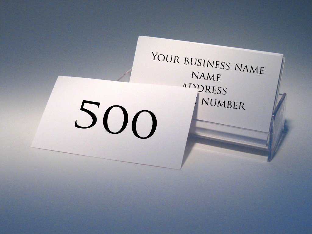 glossy double sided business cards