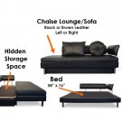 NUBO LEATHER SOFA BED